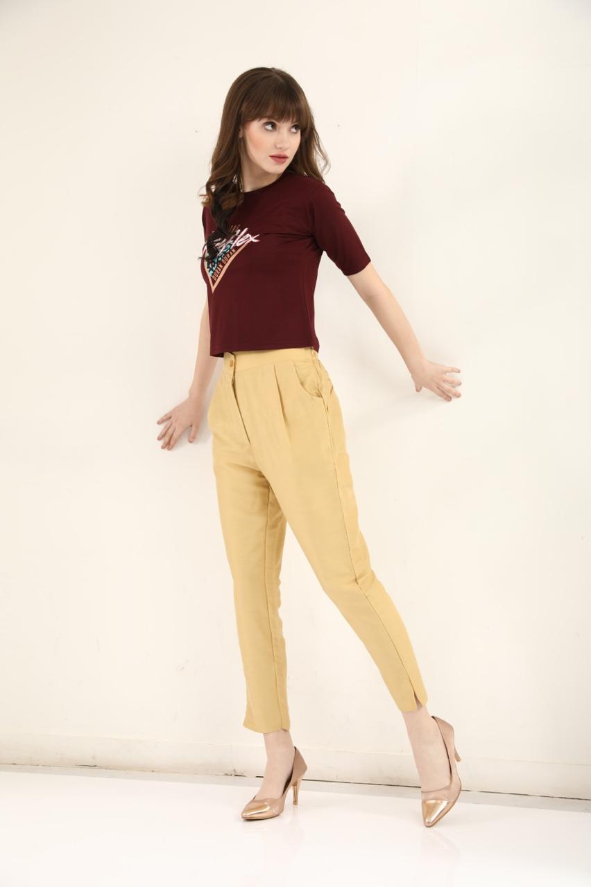 SILK FORMAL PANT